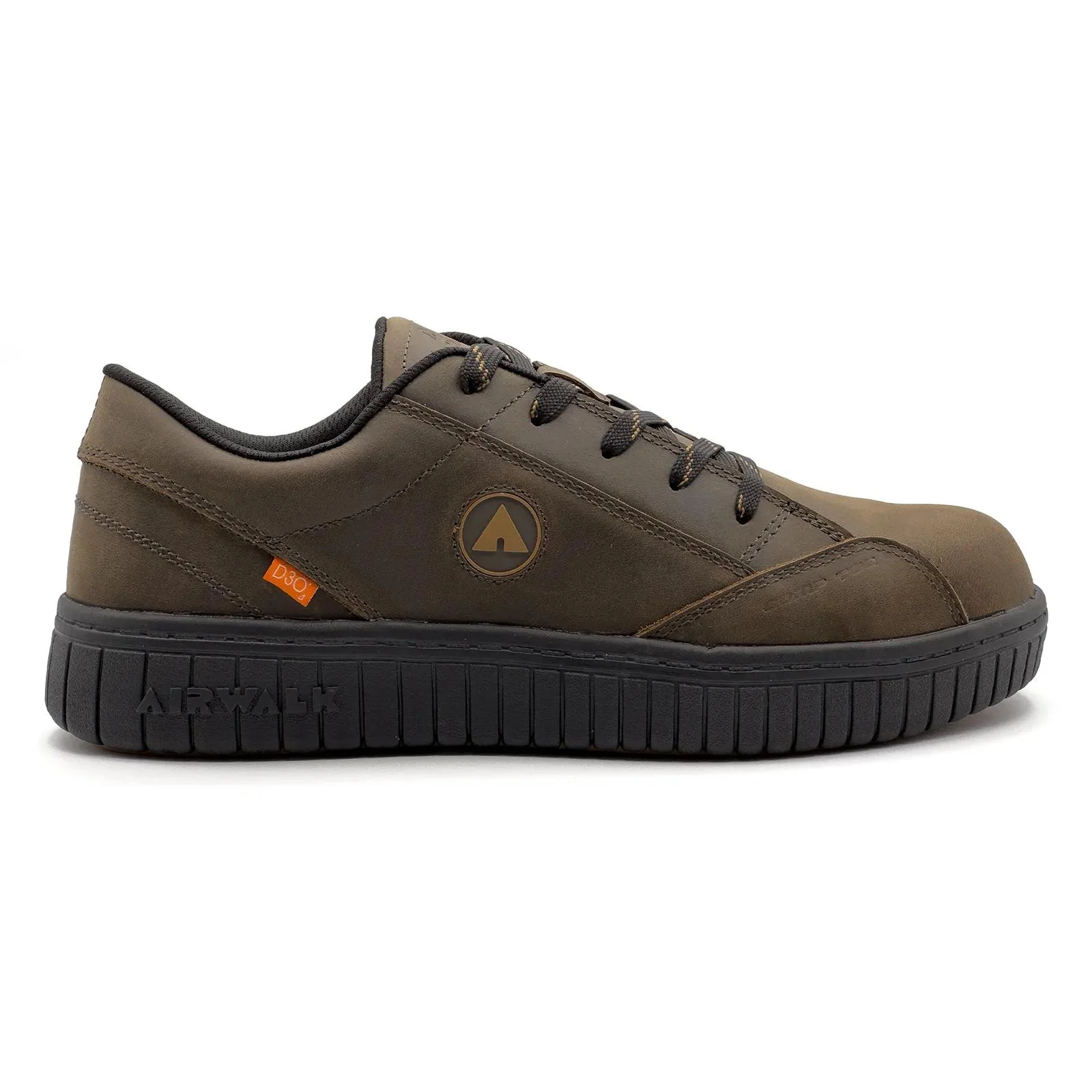 Camino Met Leather Internal Met Guard Composite Toe Work Shoes – Dark Coffee