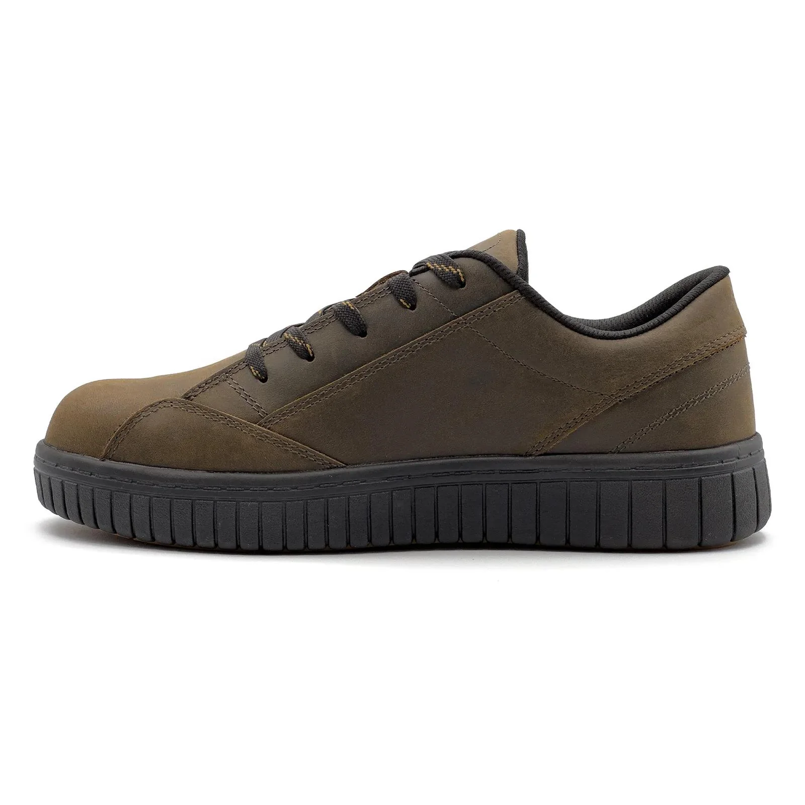 Camino Met Leather Women’s Internal Met Guard Composite Toe Work Shoes – Dark Coffee - Image 7