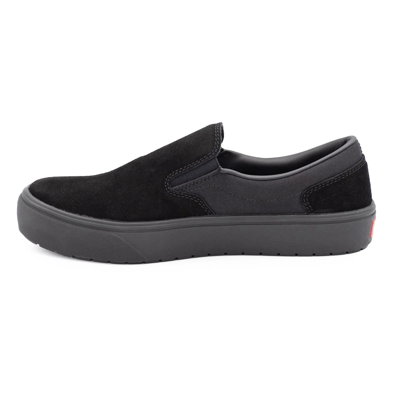 Venice Suede Slip-On SD10 Women’s Composite Toe Work Shoes – Black - Image 6
