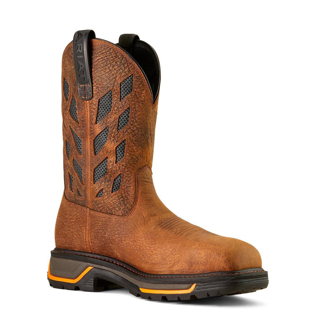 Big Rig Tread VentTEK Composite-Toe Work Boot Earth - Image 2