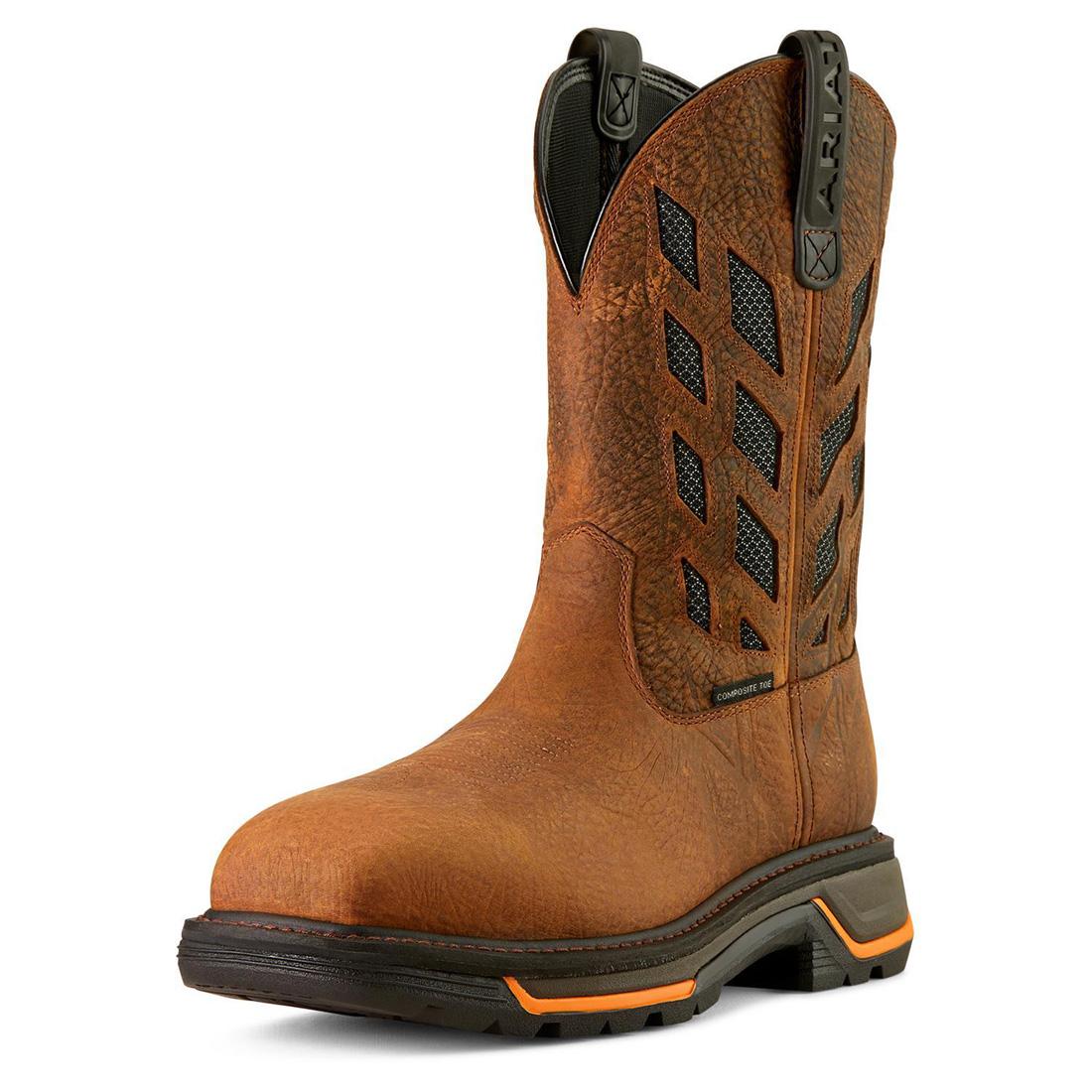 Big Rig Tread VentTEK Composite-Toe Work Boot Earth - Image 7