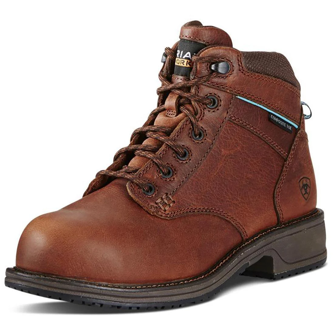 Casual Work Mid Lace SD Women's Composite Toe Work Boot - Brown - Image 2