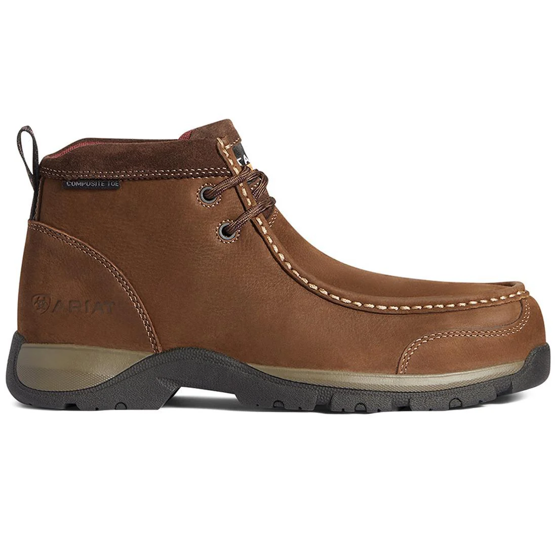 Edge LTE Moc Women's Composite Toe Work Boot - Brown
