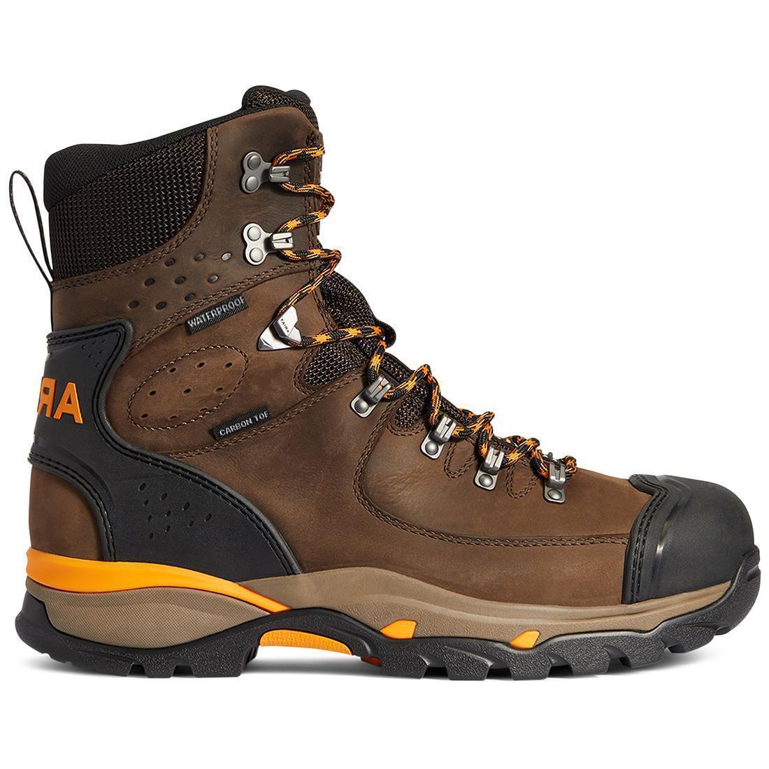 Endeavor 8 inch Carbon-Toe Waterproof Work Boot Chocolate Brown