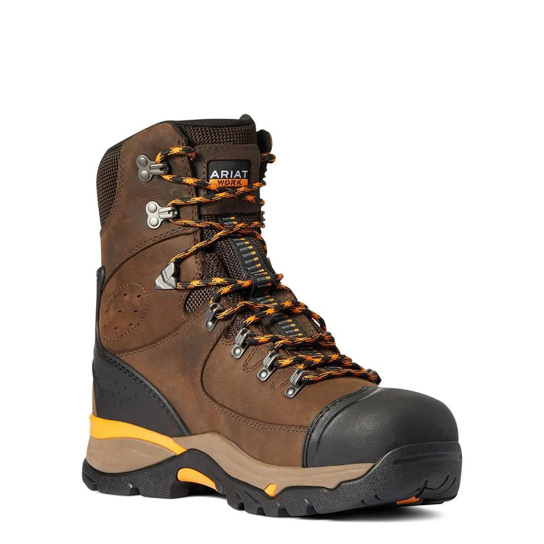 Endeavor 8 inch Carbon-Toe Waterproof Work Boot Chocolate Brown - Image 7