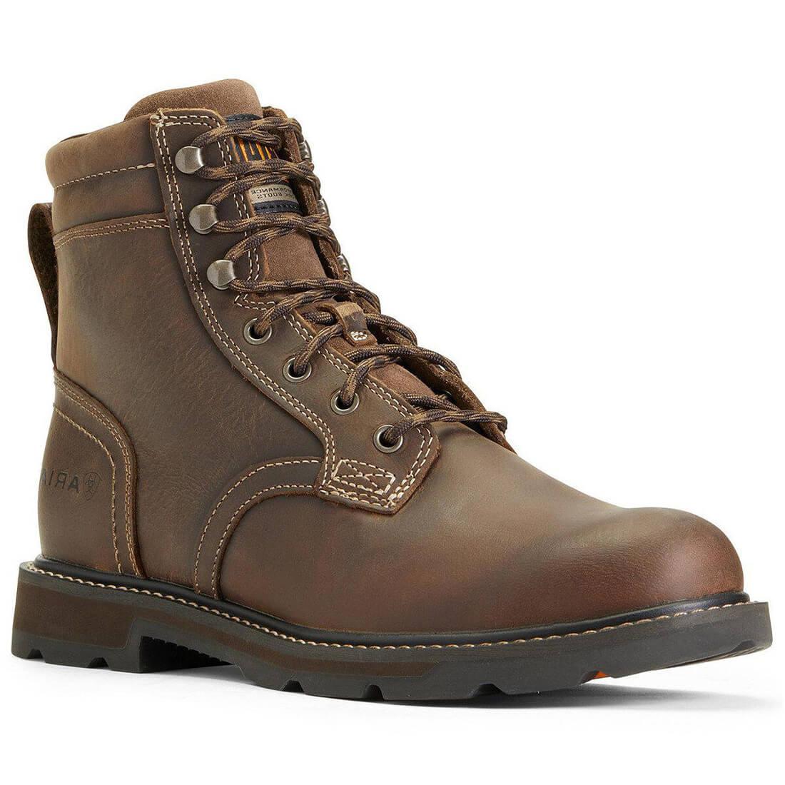 Groundbreaker 6 inch Soft-Toe Boot Brown - Image 2