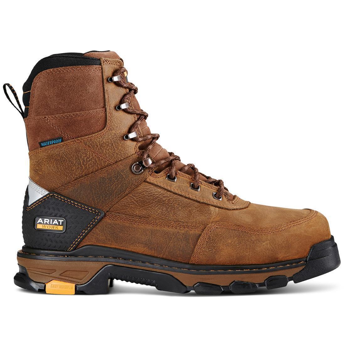 Intrepid 8 inch Composite-Toe Waterproof Work Boot Rye Brown