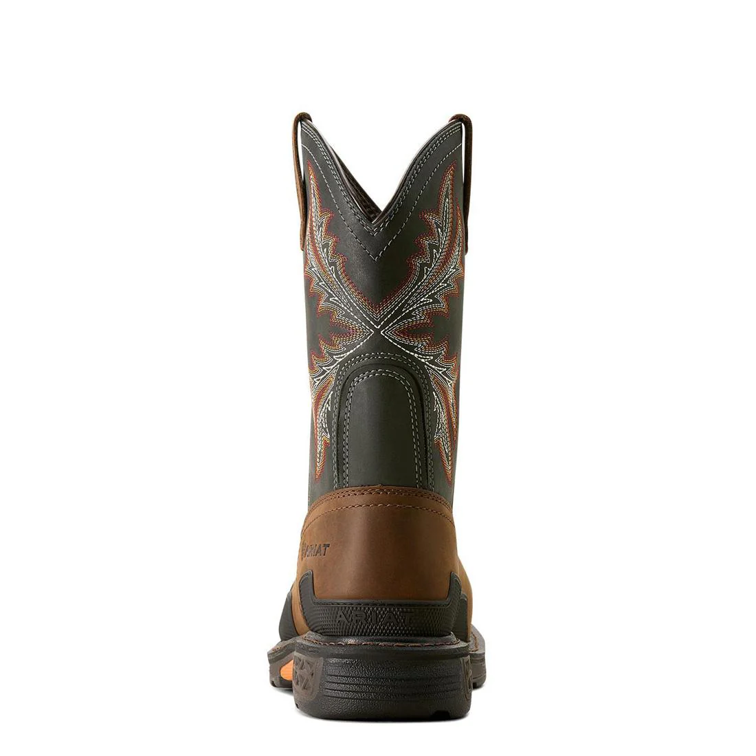 OverDrive Composite-Toe Wide Square Toe Work Boot Brown - Image 4