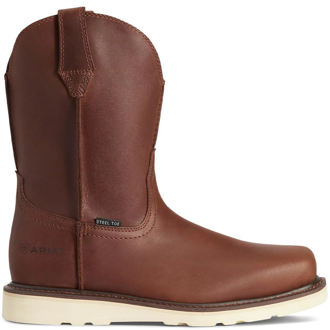 Rambler Steel-Toe Wedge Work Boot Foothill Brown