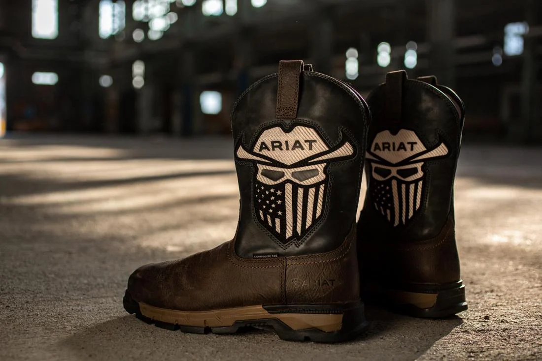 Rebar Flex VentTEK Incognito Composite-Toe Western Work Boot Iron Coffee - Image 10