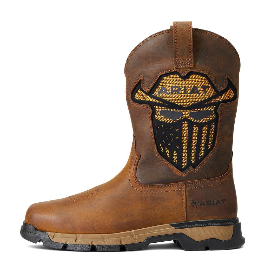 Rebar Flex VentTEK Incognito Soft-Toe Western Boot Dark Earth - Image 6
