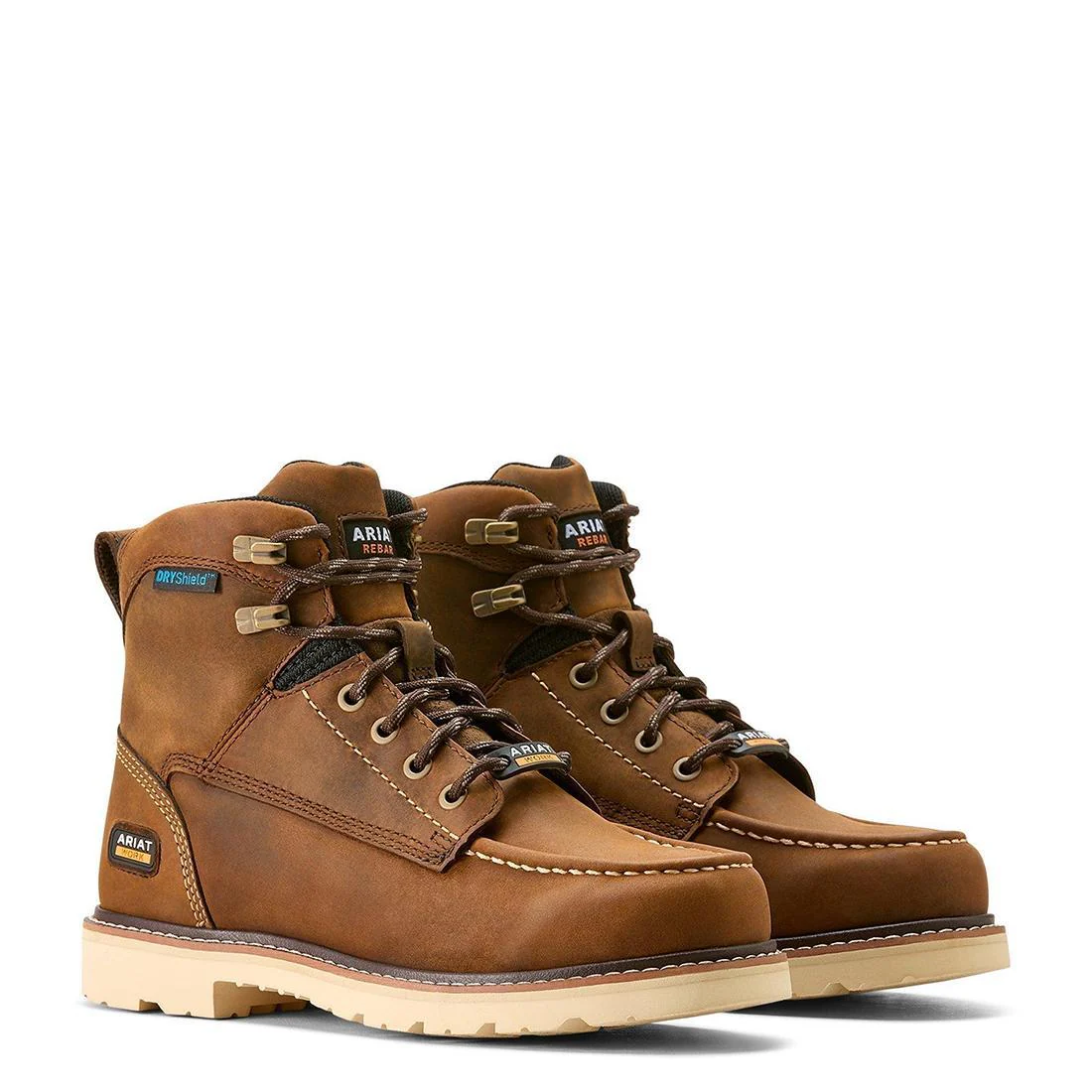 Rebar Lift Women's Waterproof Work Boot - Brown - Image 5