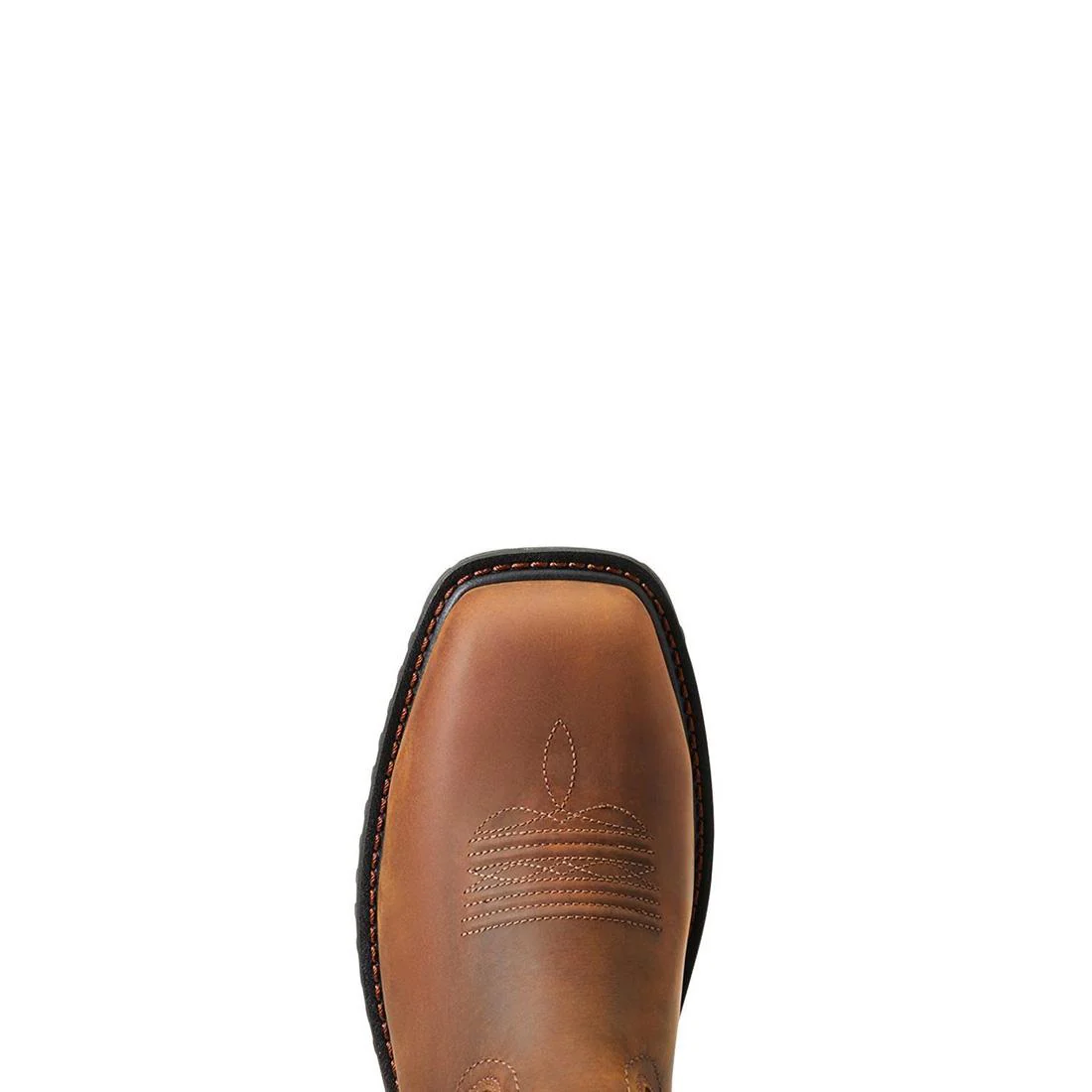RigTek Composite-Toe Waterproof Wide Square Toe Work Boot Distressed Brown - Image 4