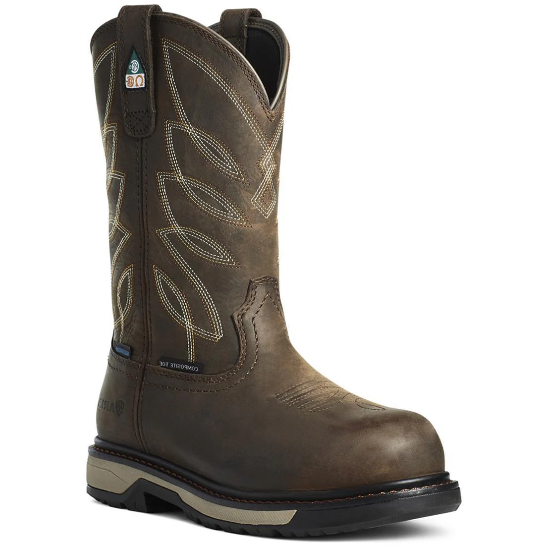 Riveter Women's CSA Waterproof Composite Toe Work Boot - Brown
