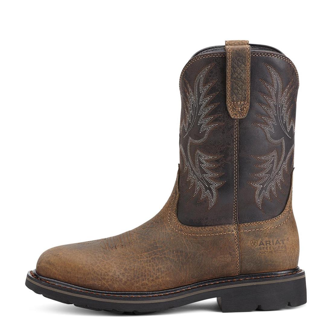 Sierra Steel-Toe Puncture Resistant Work Boot Earth - Image 6