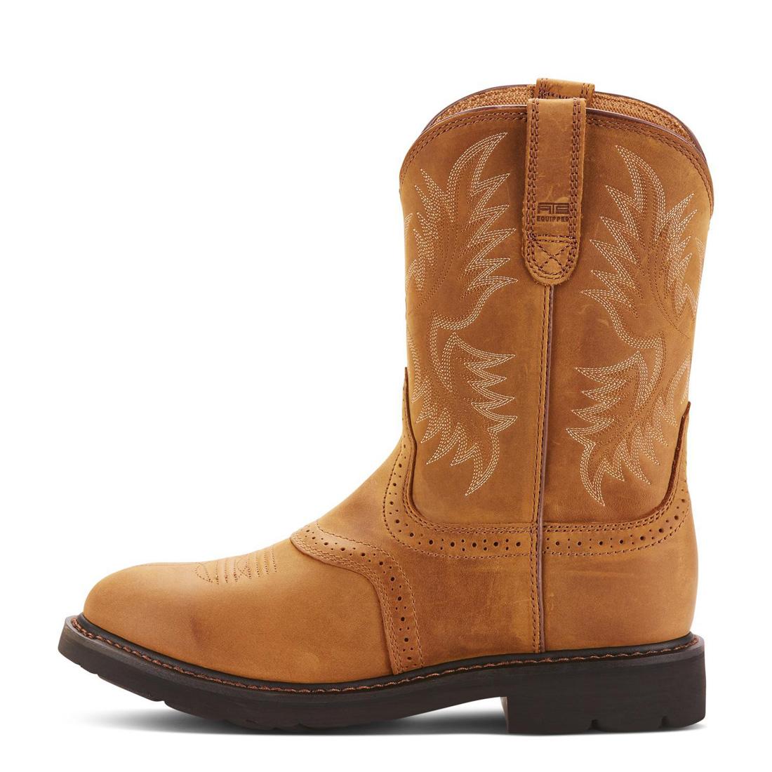 Sierra Saddle Soft-Toe Boot Aged Bark - Image 6