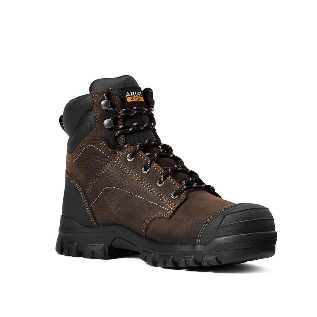 Women's Treadfast 6" Steel-Toe Work Boot Dark Brown - Image 2