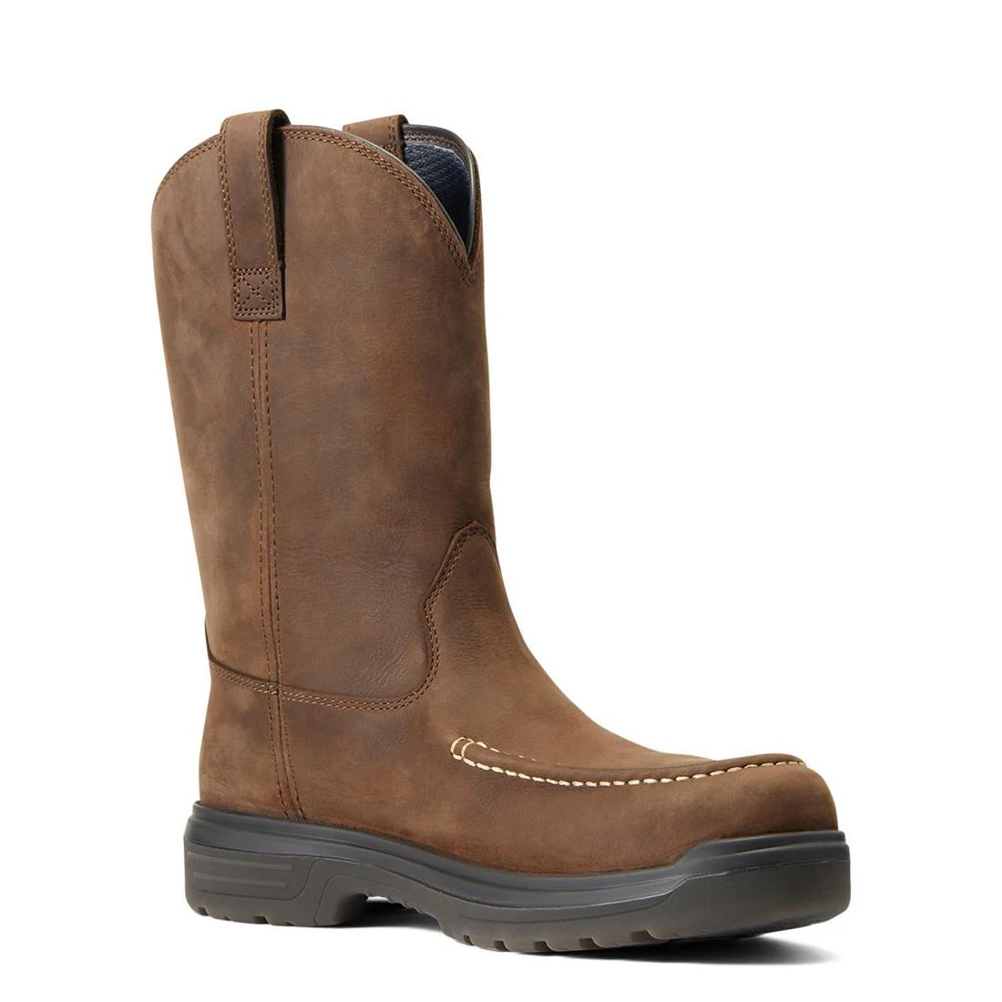 Turbo Carbon-Toe Waterproof Moc Toe Work Boot Mocha - Image 2