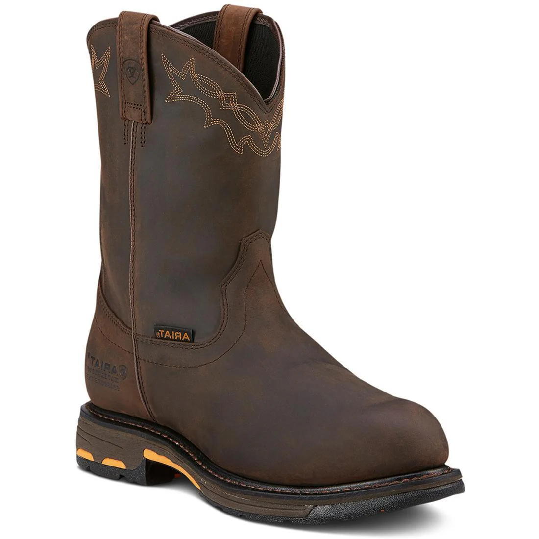 WorkHog Composite-Toe Waterproof Work Boot Oily Distressed Brown - Image 2