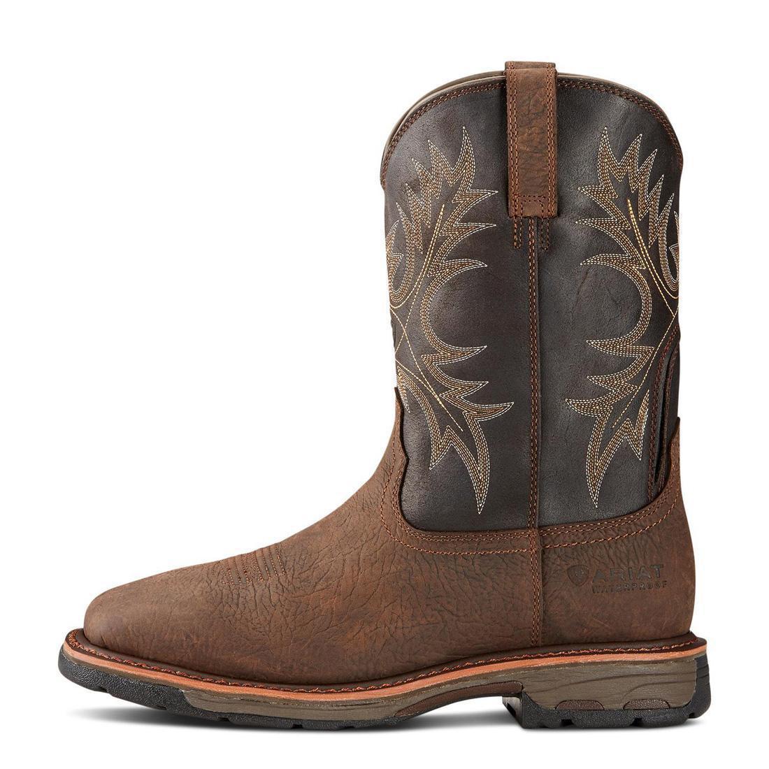 WorkHog Soft-Toe Waterproof Boot Bruin Brown - Image 6