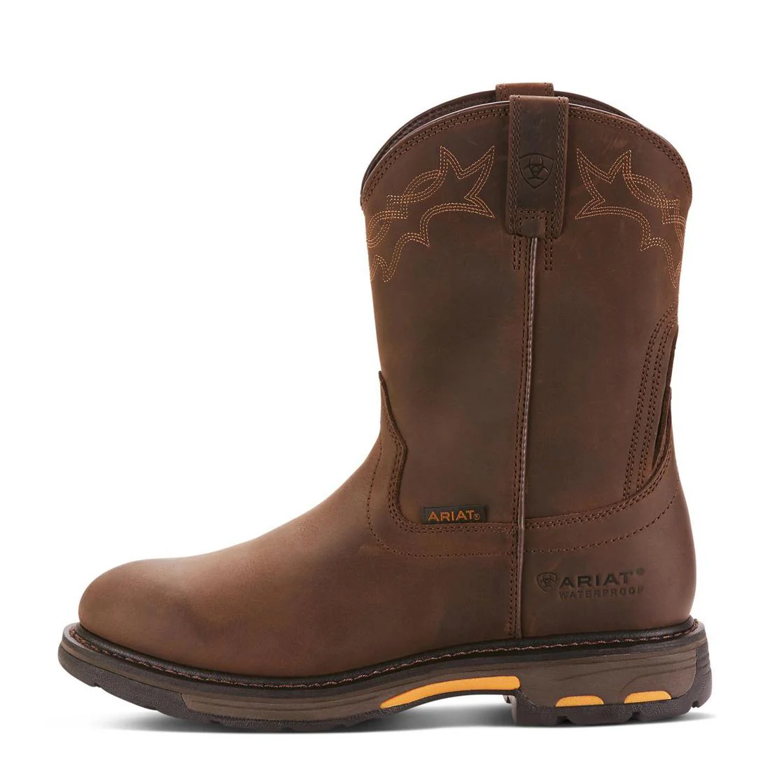 WorkHog Soft-Toe Waterproof Boot Oily Distressed Brown - Image 6