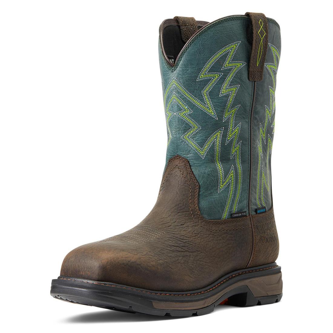 WorkHog XT BOA Carbon-Toe Waterproof Work Boot Bruin Brown - Image 7