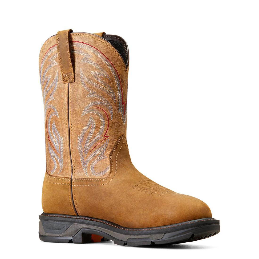 WorkHog XT Waterproof Work Boot Distressed Brown