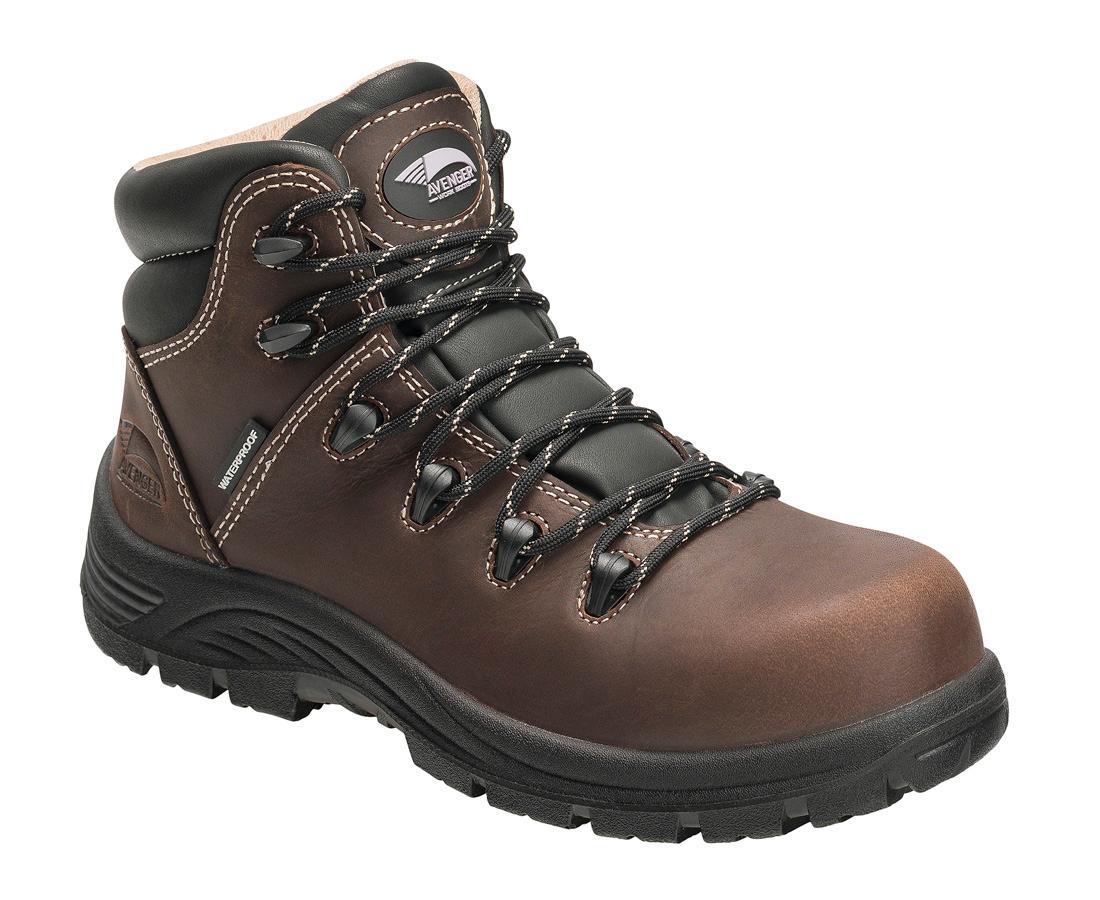 Framer Women’s Puncture Resistant Composite Toe Work Boots – Brown - Image 2