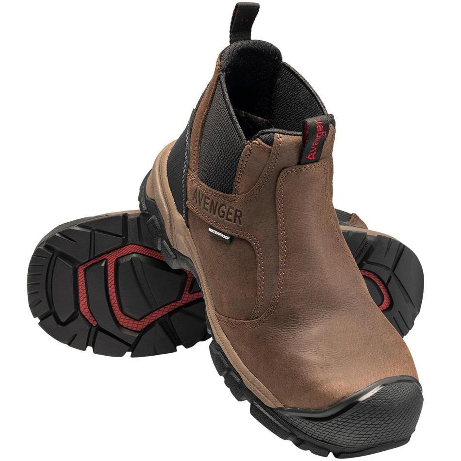 Ripsaw Puncture Resistant Alloy Toe Chelsea Work Boot – Brown - Image 9