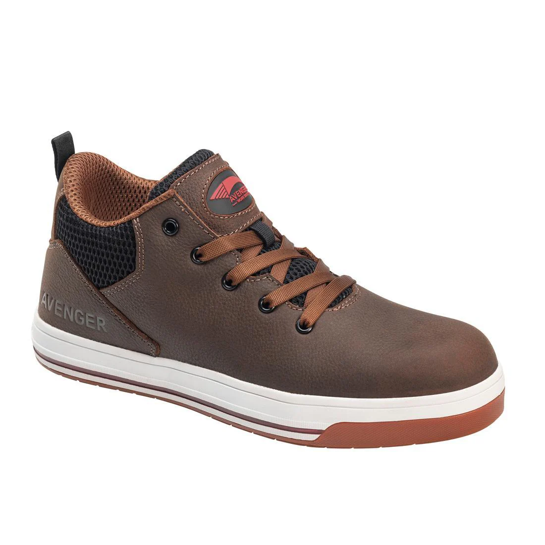 Swarm Aluminum Toe SD10 Work Shoes – Brown - Image 2