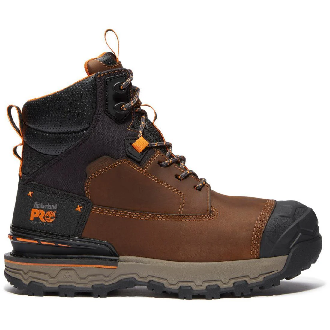 Boondock Ultralight 6 Inch Composite Toe Waterproof Work Boots Brown