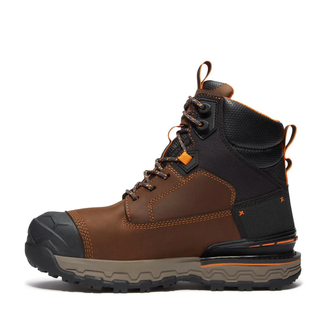Boondock Ultralight 6 Inch Composite Toe Waterproof Work Boots Grey and Brown - Image 15