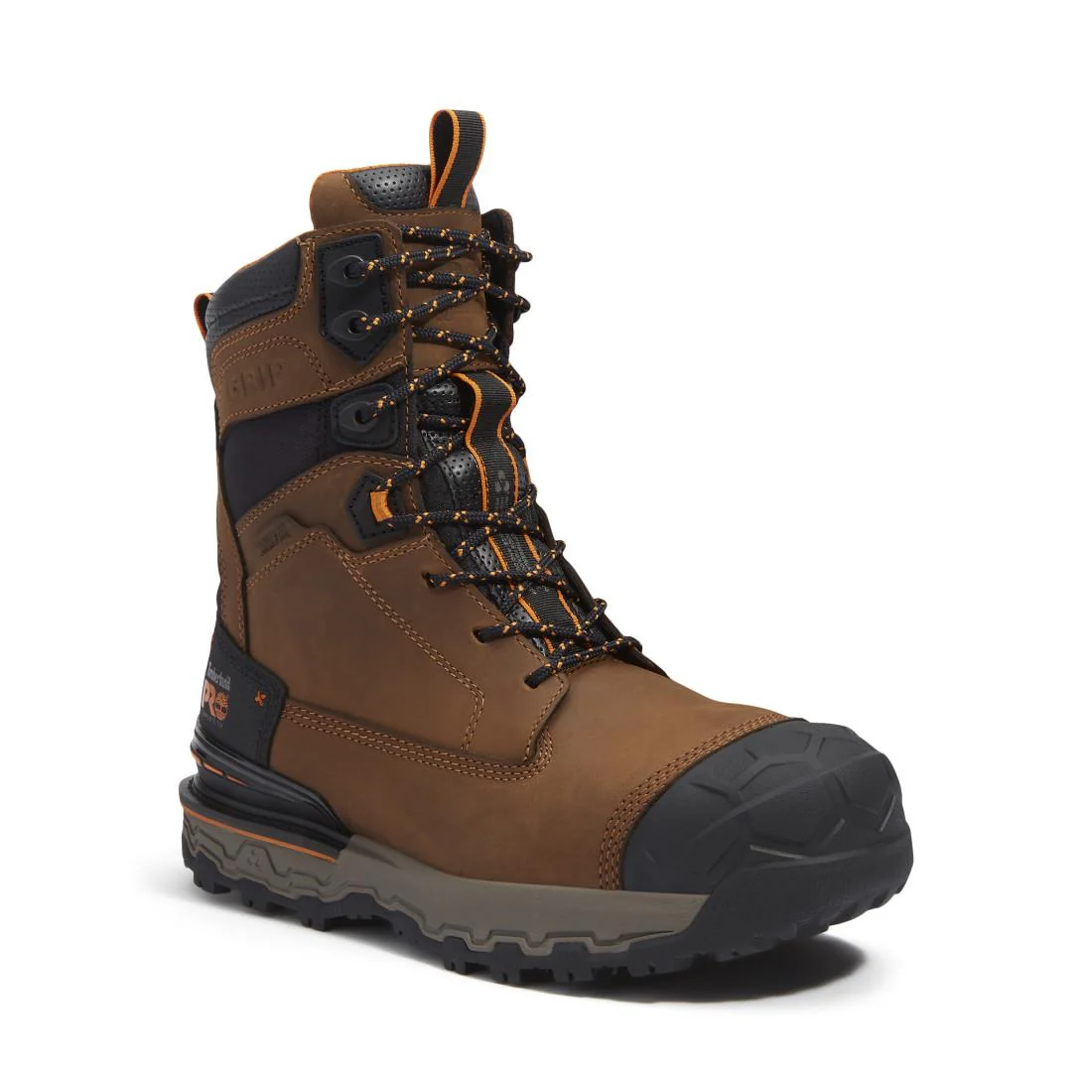 Boondock Ultralight 8 Inch Composite Toe Waterproof Work Boots Brown - Image 2