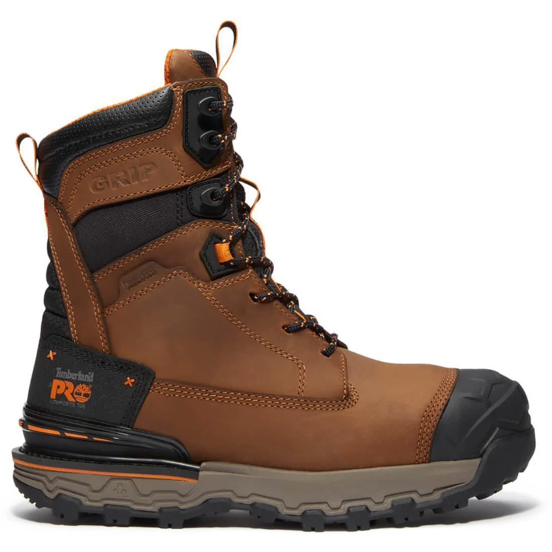 Boondock Ultralight Composite Toe Waterproof INS 400g Work Boots Brown