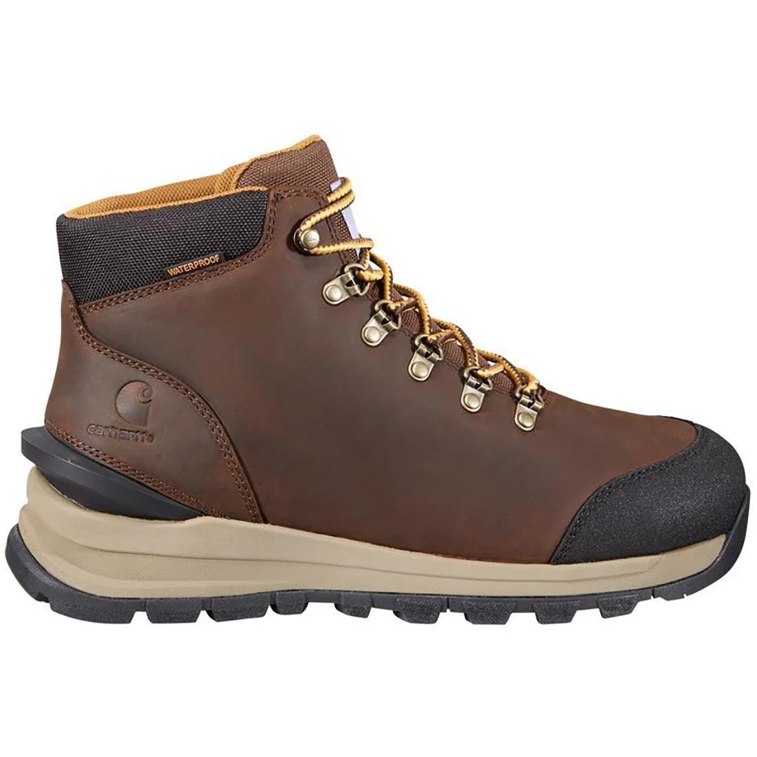 5" Gilmore Alloy-Toe Waterproof Work Boot Dark Brown