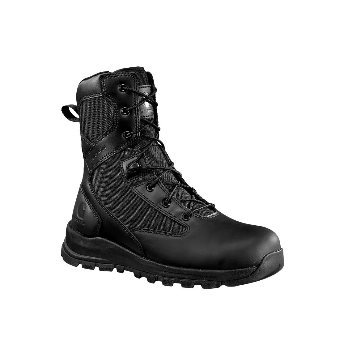 8" Gilmore Waterproof Side Zip Soft Toe Boot Black - Image 2