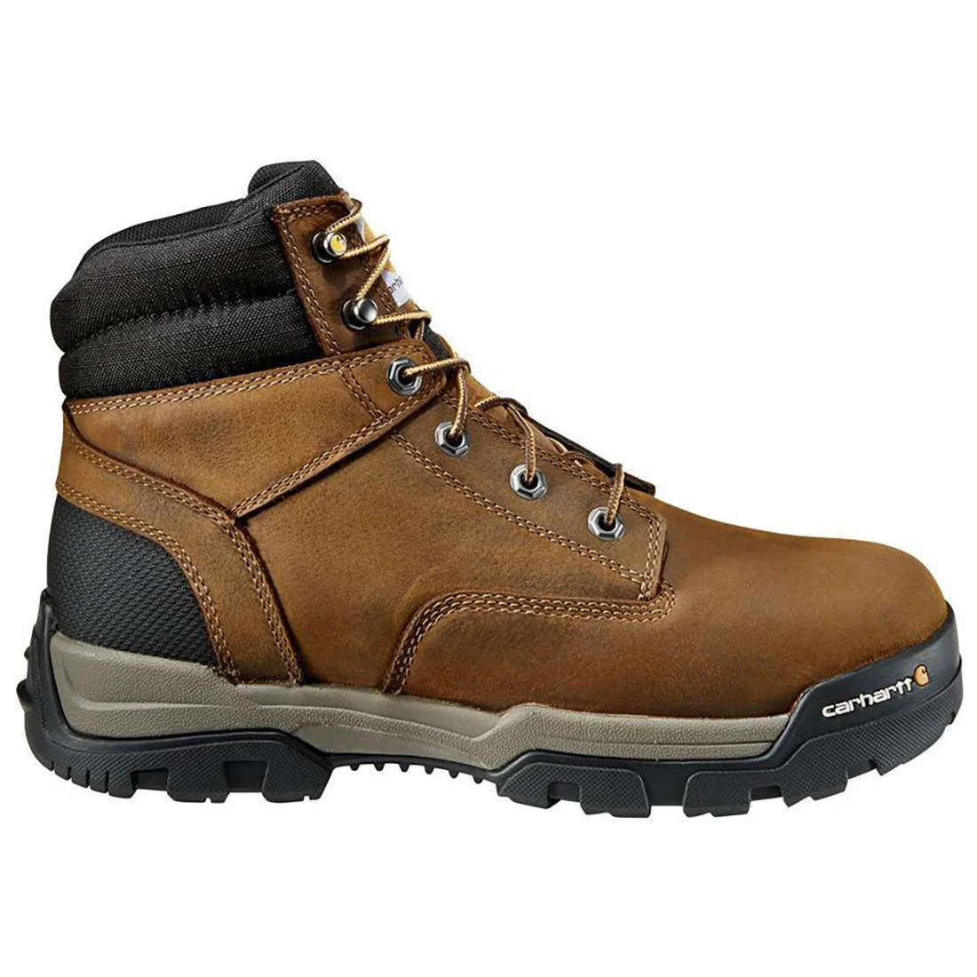6" Ground Force Waterproof Composite Toe Work Boot Brown