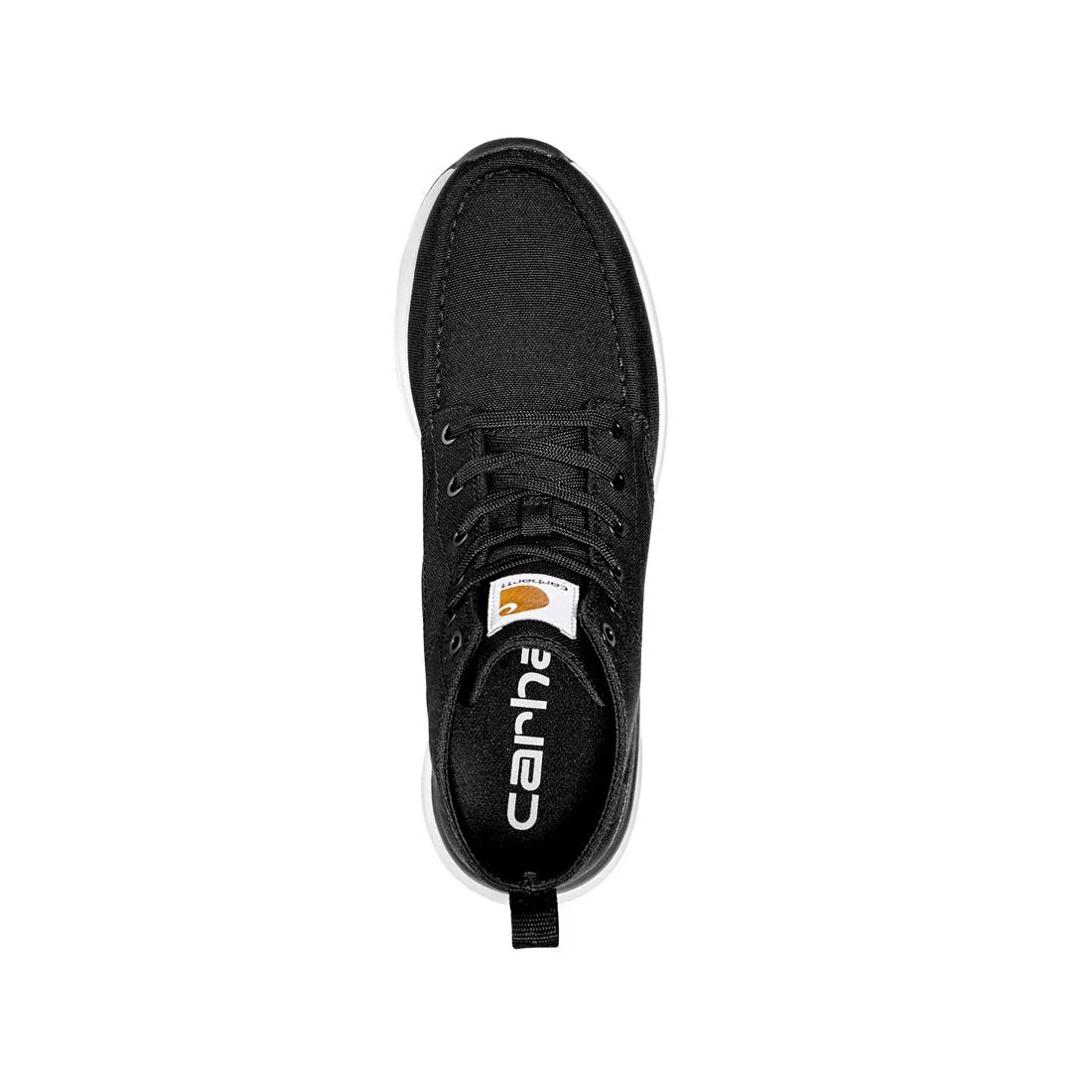 Haslett 5 Inch Soft-Toe Canvas Moc Toe Chukka Boot Black - Image 8