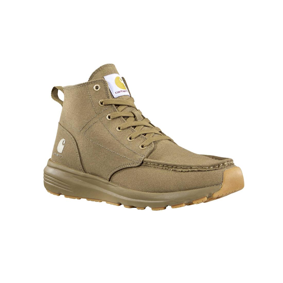 5" Haslett Moc Toe Canvas Soft-Toe Chukka Coyote - Image 2