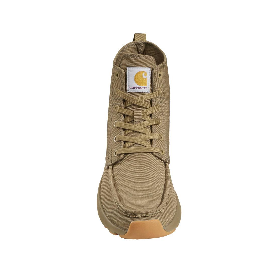 5" Haslett Moc Toe Canvas Soft-Toe Chukka Coyote - Image 4