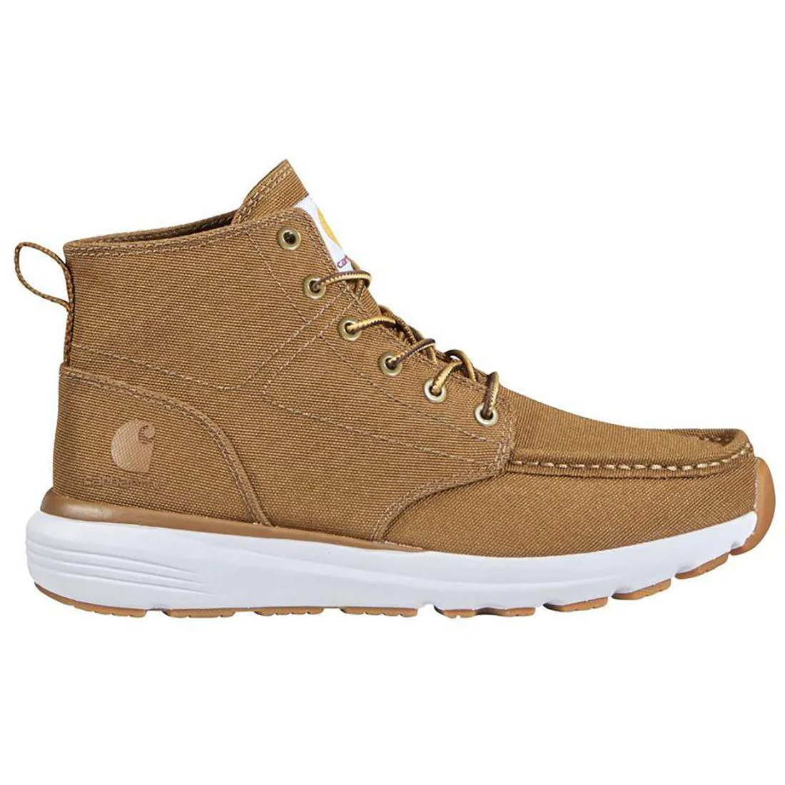 Haslett 5 Inch Soft-Toe Canvas Moc Toe Chukka Boot Brown