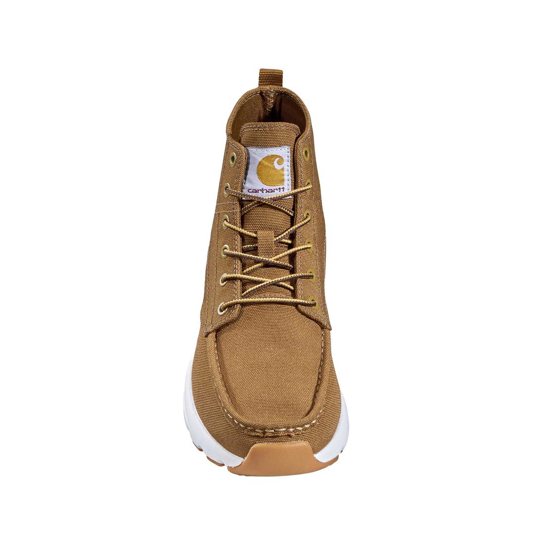 Haslett 5 Inch Soft-Toe Canvas Moc Toe Chukka Boot Brown - Image 4