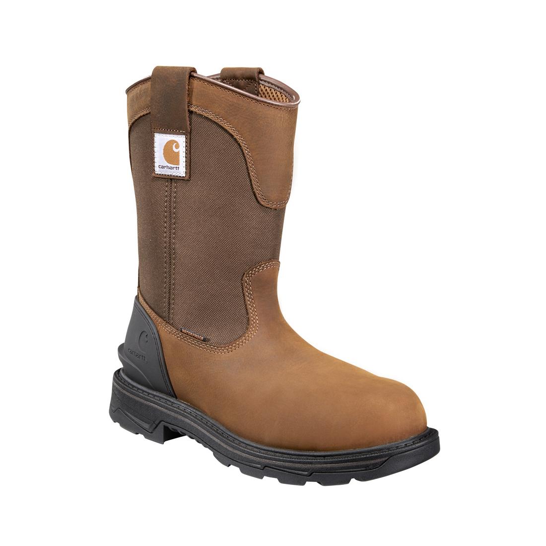 11" Ironwood Soft-Toe Waterproof Wellington Pull-On Boot Brown - Image 2