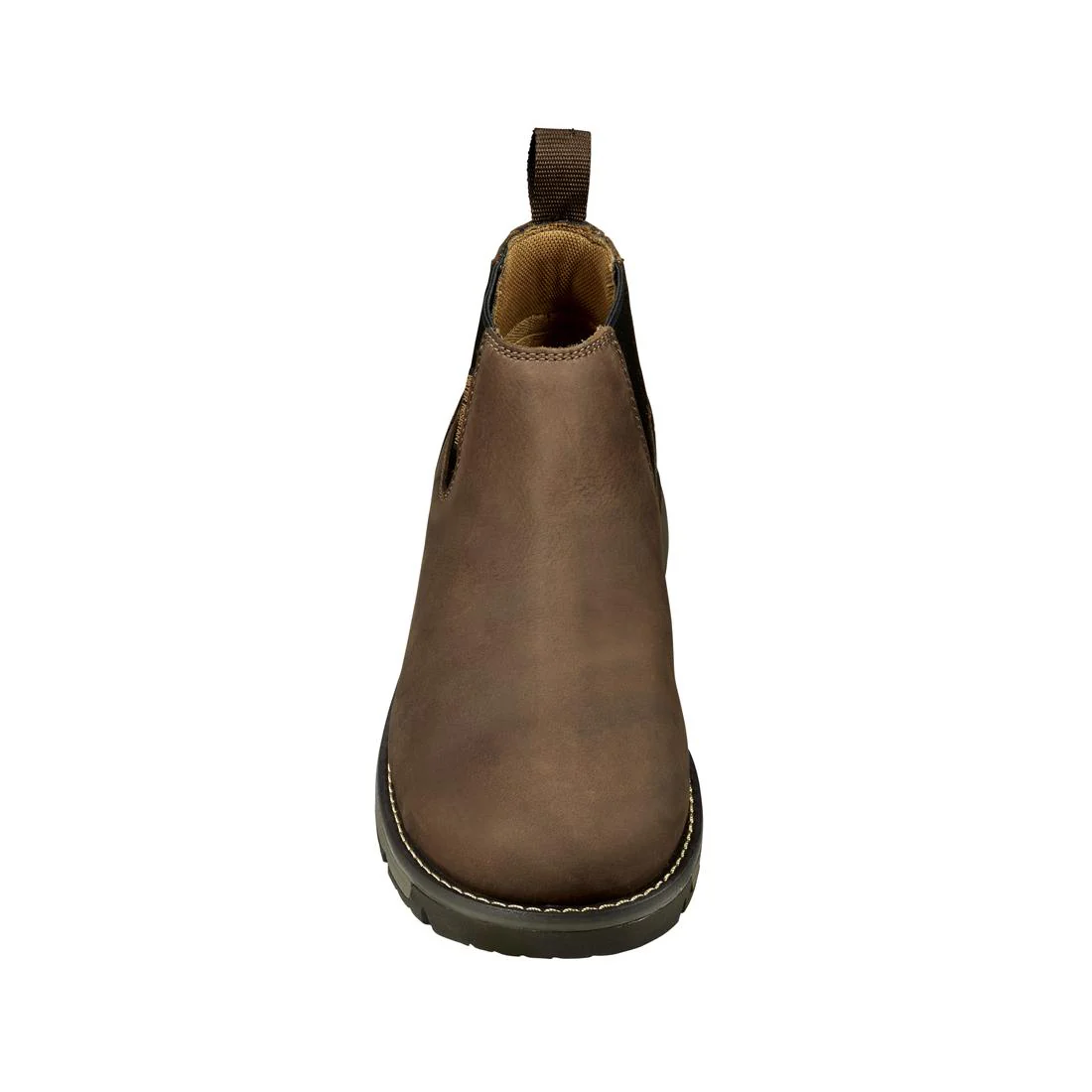 4" Millbrook Steel-Toe Romeo Wedge Work Boot Brown - Image 4