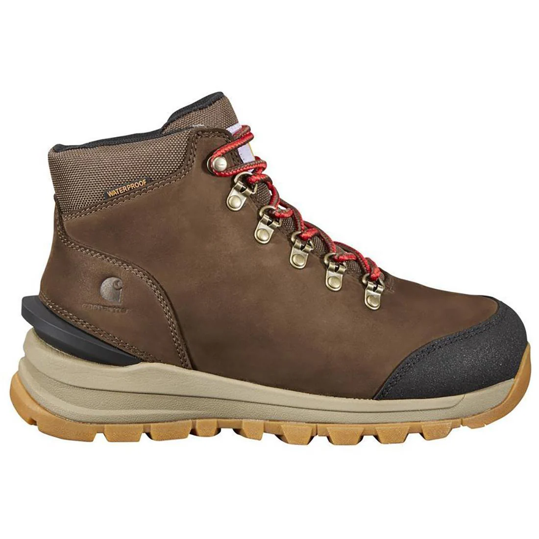 5" Women's Gilmore Waterproof Alloy Toe Work Boot Dark Brown