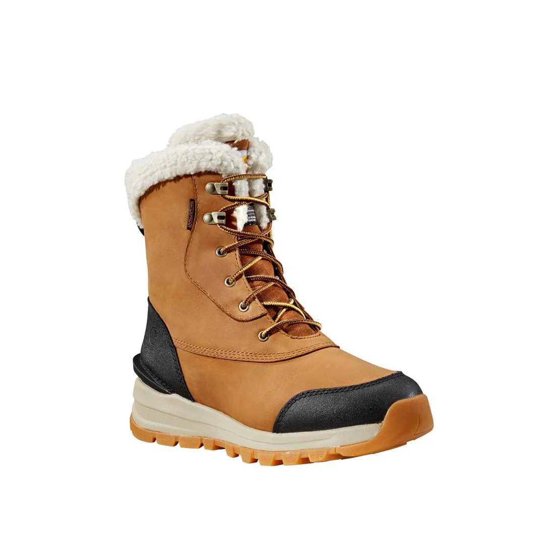 8" Women's Pellston Waterproof Insulated Winter Soft Toe Boot Light Brown - Image 2