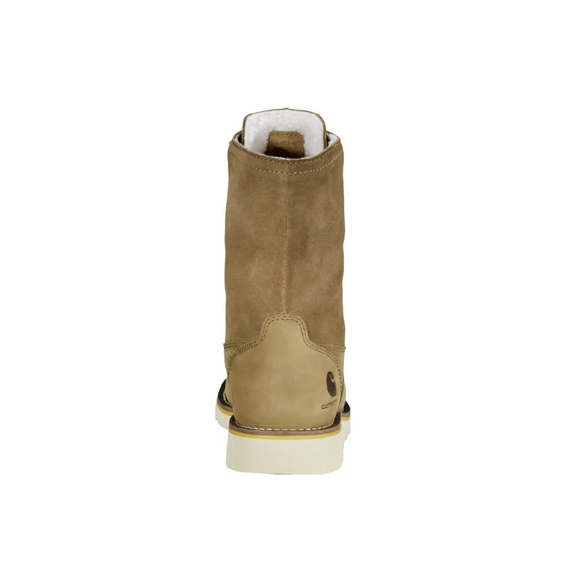 8" Women's Waterproof Sherpa Lined Fold Down Winter Wedge Soft Toe Boot Coyote - Image 5