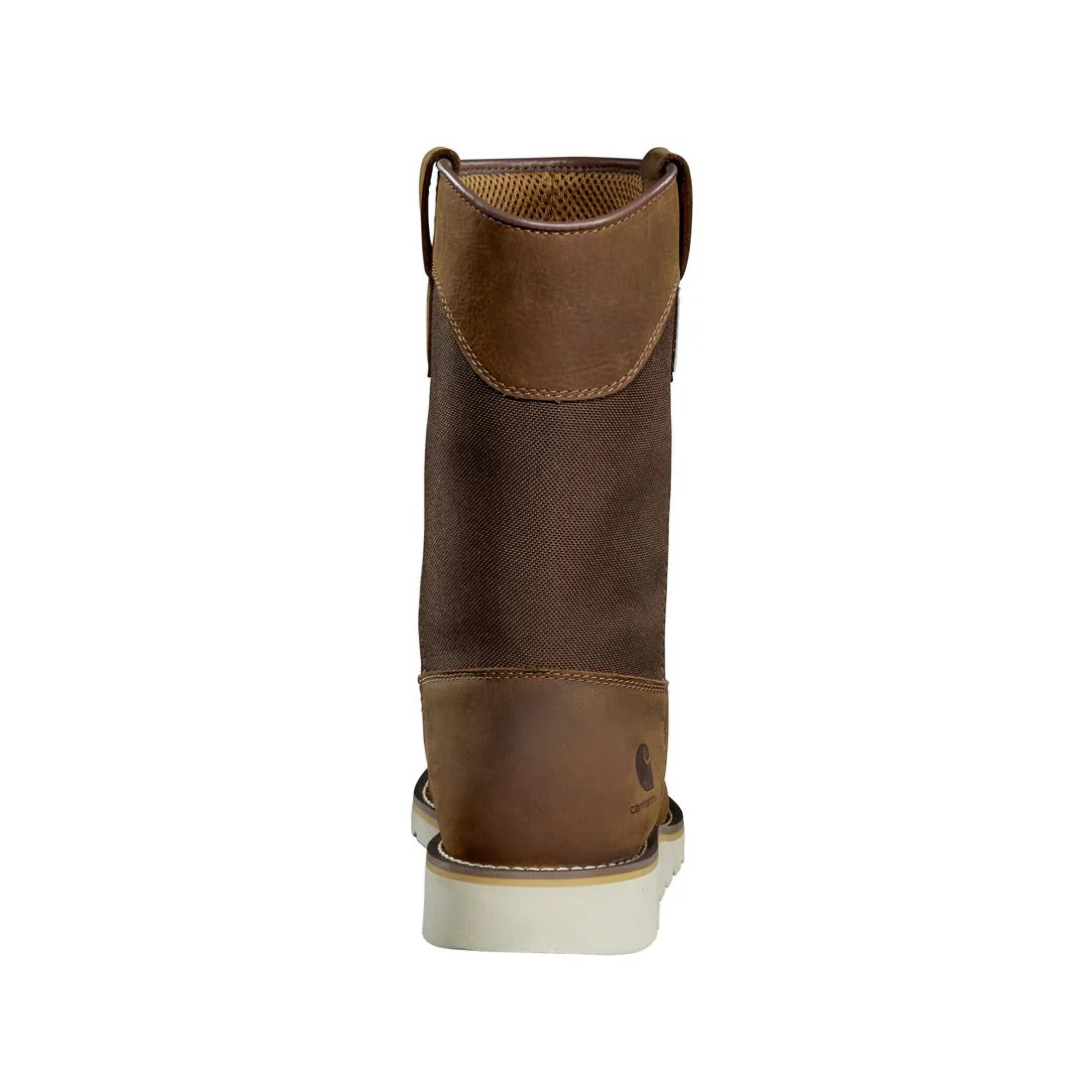 10" Women's Wellington Soft-Toe Waterproof Pull On Wedge Work Boot Brown - Image 5