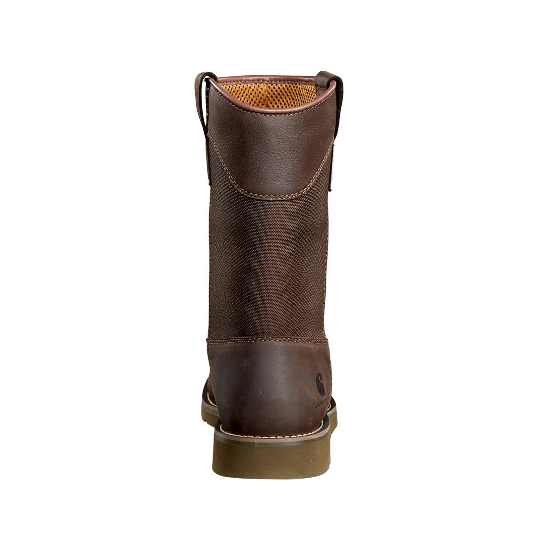 10" Wellington Wedge Steel-Toe Waterproof Work Boot Dark Brown - Image 5