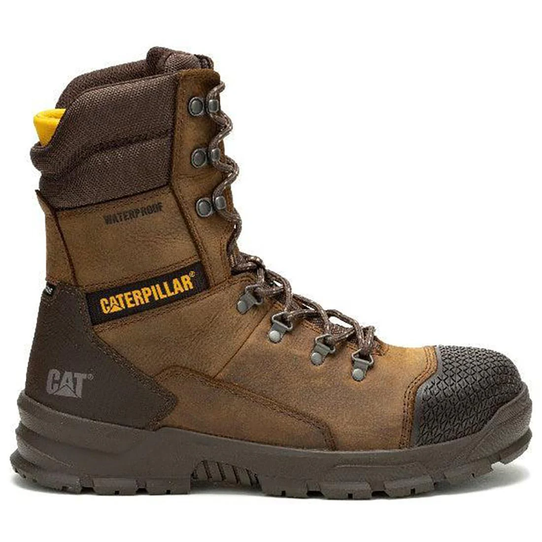Accomplice X 8 Inch Steel-Toe Waterproof Work Boot Brown